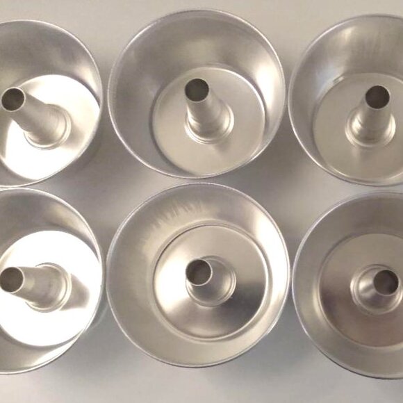 14 Mini Metal Baking Molds Jello Cake Dessert Crafts Bundt - Star - Fluted - Picture 5 of 15